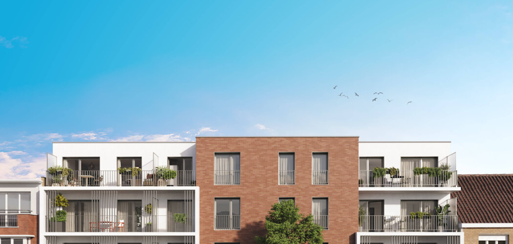 Programme immobilier neuf OTEREA - Dunkerque Rosendael à proximité de la plage de Malo-les-Bains (59140) - Référence : 11511