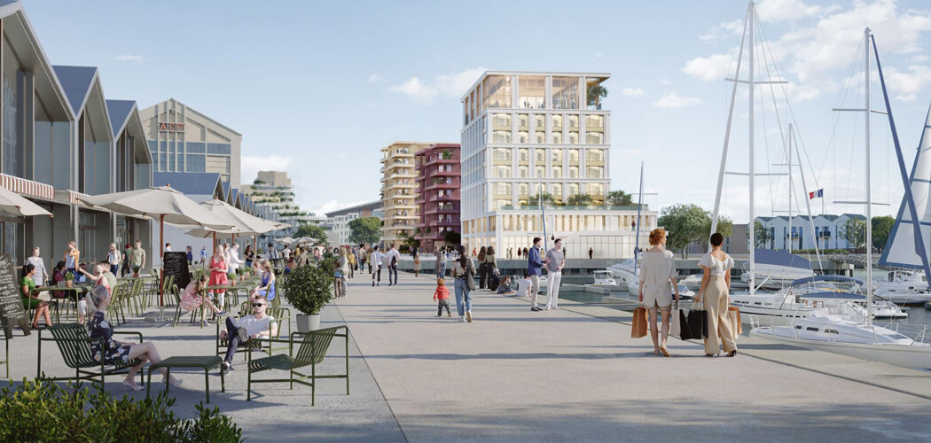 Programme immobilier neuf Les Rives du Port - Dunkerque vue mer quartier Pointe des Alliés (59140) - Référence : 15781