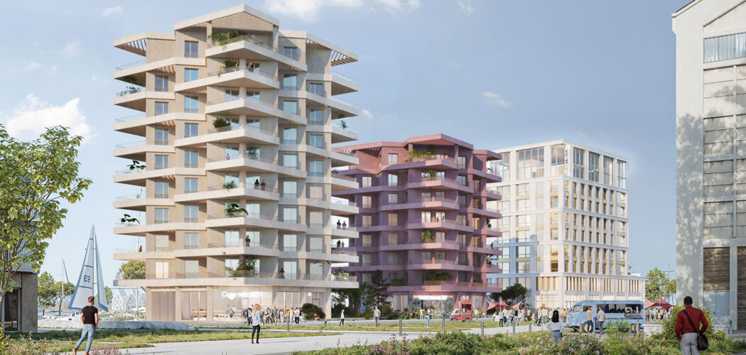Programme immobilier neuf Les Rives du Port - Dunkerque vue mer quartier Pointe des Alliés (59140) - Référence : 15781
