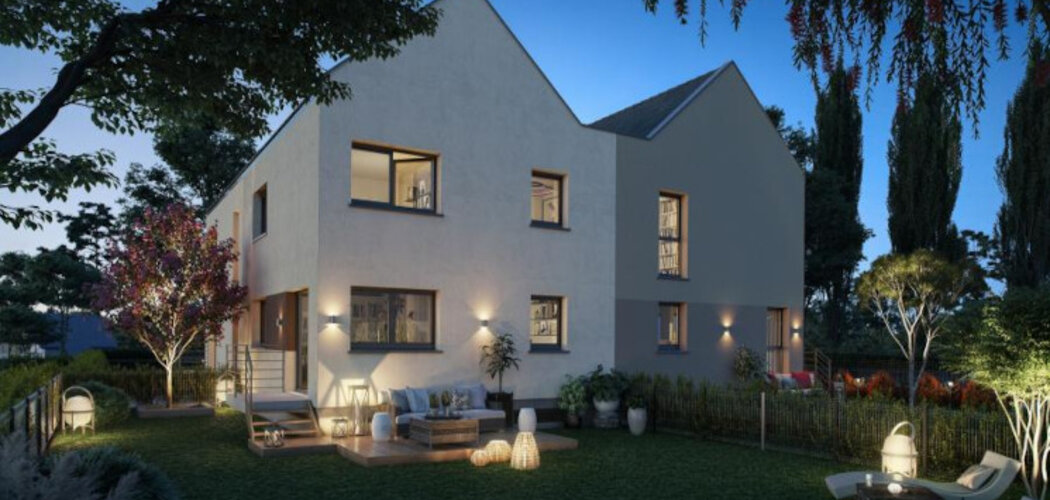 Programme immobilier neuf LES CARRES FLORE - Duppigheim : Maisons T4 avec jardins, garages et plancher chauffant proche de l’aéroport de Strasbourg (67120) - Référence : 5527