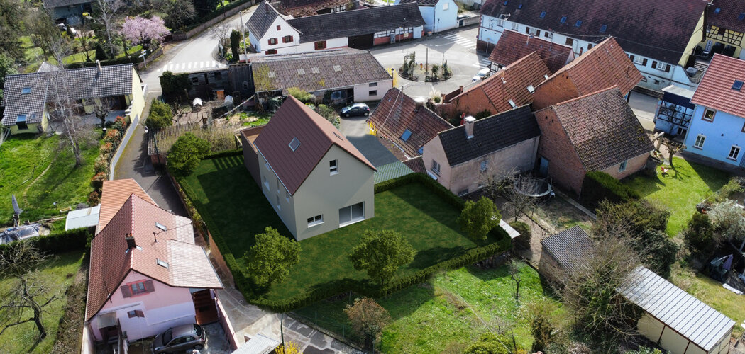 Programme immobilier neuf LES DUOS ALTEZZA - Durningen à deux pas de la mairie (67270) - Référence : 11707