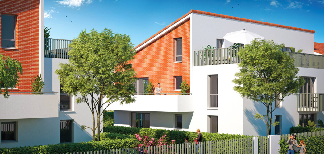 Programme immobilier neuf RESIDENCE LES JARDINS DE GUILLAUME - Eaunes à moins de 30 min de Toulouse (31600) - Référence : 12078