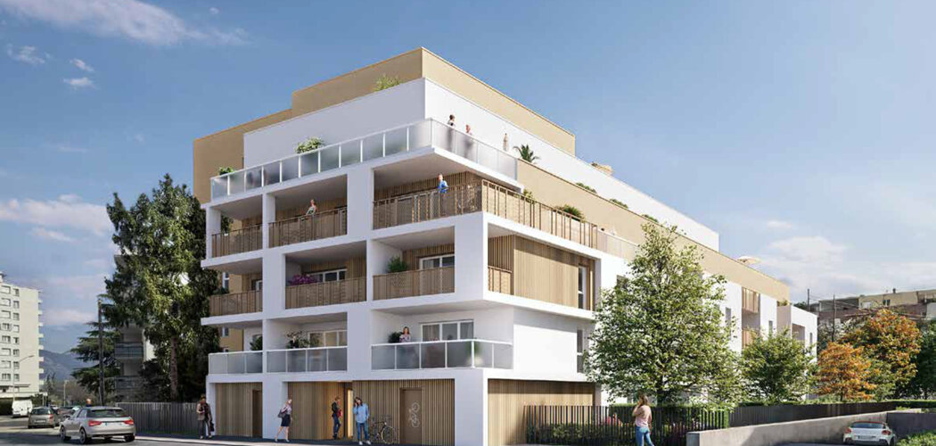 Programme immobilier neuf Côté Parcs - Échirolles à deux pas du tramway Ligne A (38130) - Référence : 15391