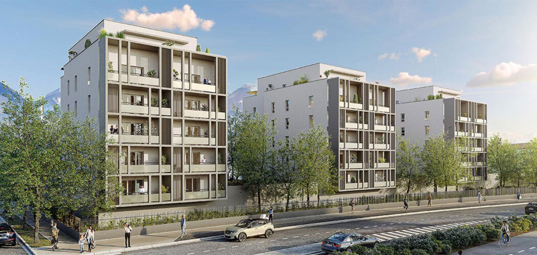 Programme immobilier neuf PREMIERE MELODIE - Échirolles adresse résidentielle avec vue sur le Vercors (38130) - Référence : 14166