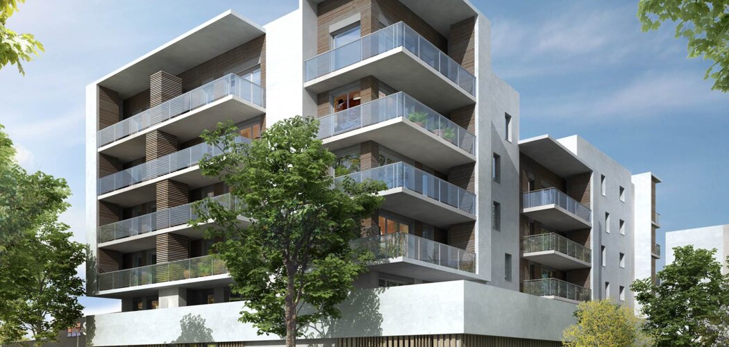 Programme immobilier neuf LE CARRE JAURES - Échirolles : appartements neufs T2–T4 à 15 min de Grenoble (38130) - Référence : 10955