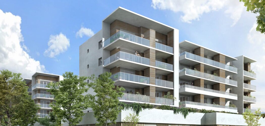 Programme immobilier neuf LE CARRE JAURES - Échirolles : appartements neufs T2–T4 à 15 min de Grenoble (38130) - Référence : 10955