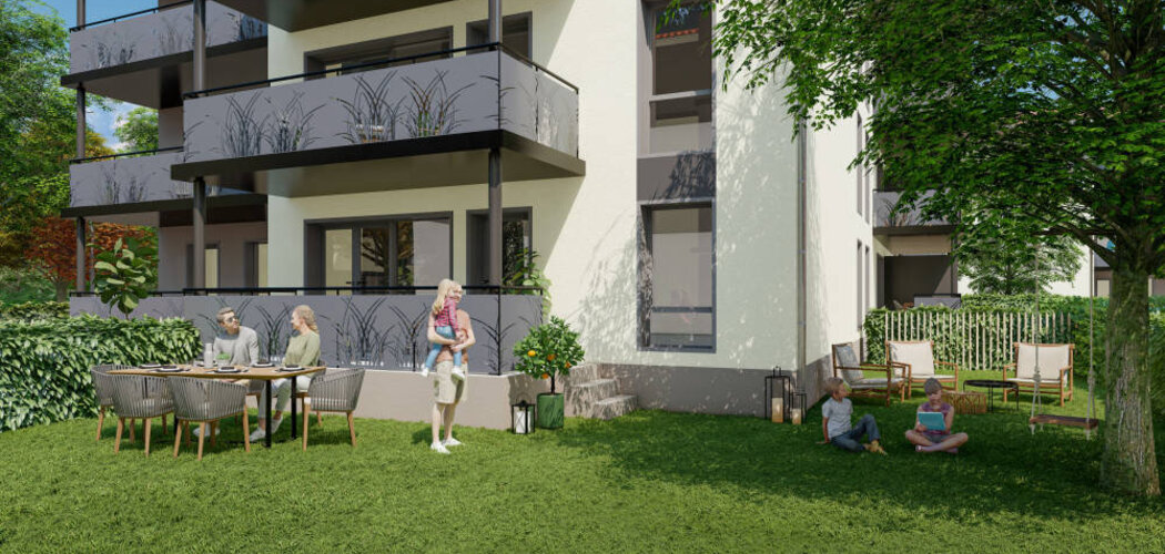 Programme immobilier neuf Domaine de la Frange Verte - Tranche 3 - BAT E&F - Échirolles quartier pavillonnaire calme à deux pas du centre (38130) - Référence : 13831