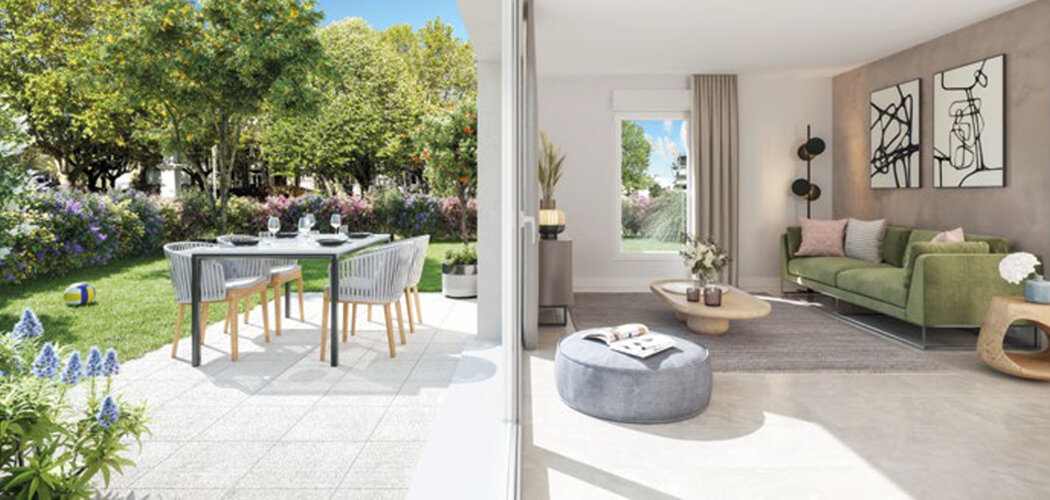 Programme immobilier neuf Côté frange verte - Échirolles quartier résidentiel à deux pas du tramway A (38130) - Référence : 15392