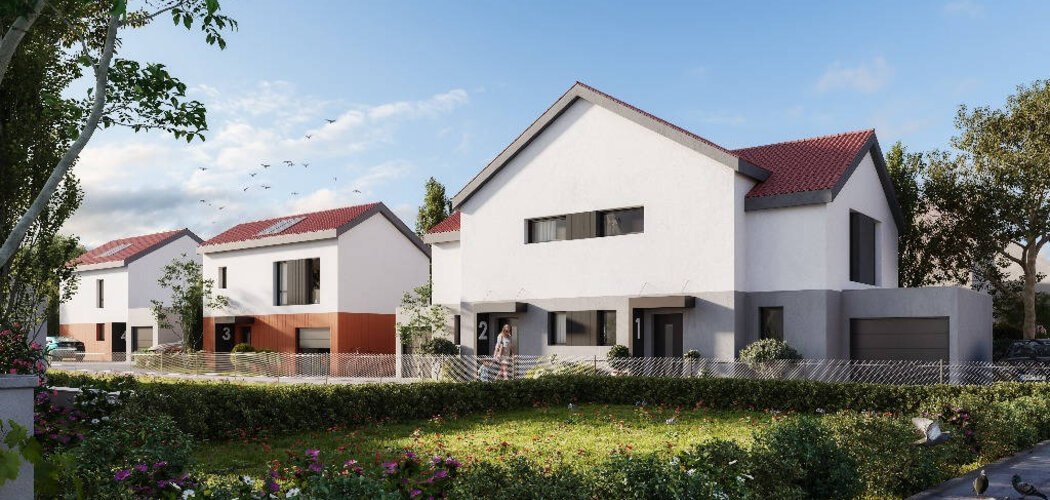 Programme immobilier neuf LE CLOS DES CHAMPS - Eckbolsheim : maisons neuves 4 pièces en quartier résidentiel (67201) - Référence : 8192