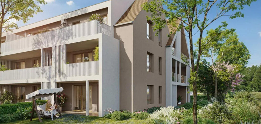 Programme immobilier neuf COTE CANAL - Eckwersheim, une résidence verdoyante proche Strasbourg et A4 (67550) - Référence : 17679
