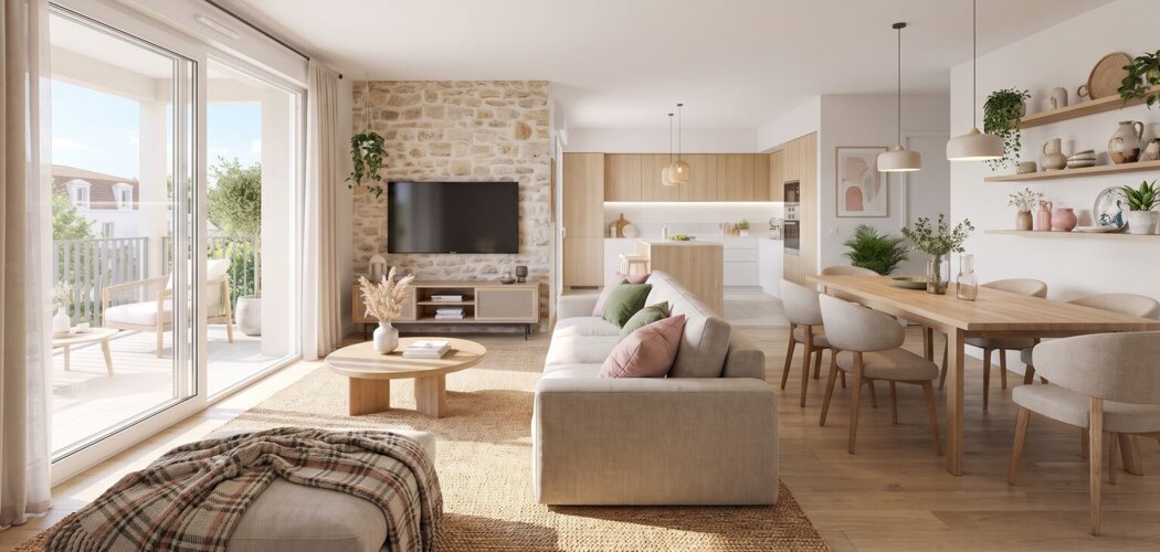 Programme immobilier neuf Les Jardins de Fréville - Égly appartements et maisons proches centre ville (91520) - Référence : 17811