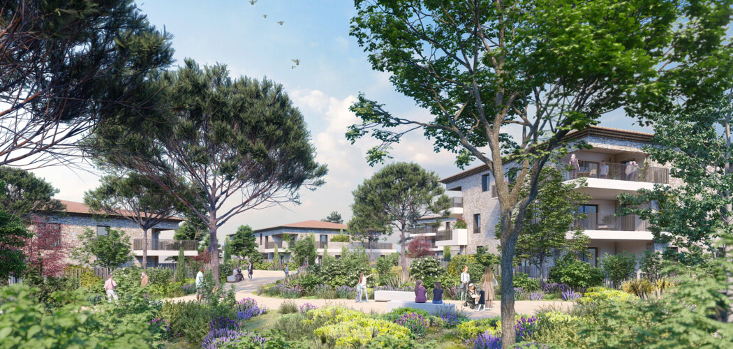 Programme immobilier neuf L'Écrin Azur - Éguilles à proximité du cœur de ville (13510) - Référence : 14407
