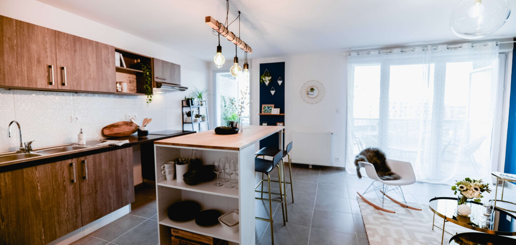 Programme immobilier neuf LES SOUHAITS -  Elbeuf : appartements neufs du 2 au 4 pièces en bords de Seine (76500) - Référence : 15287