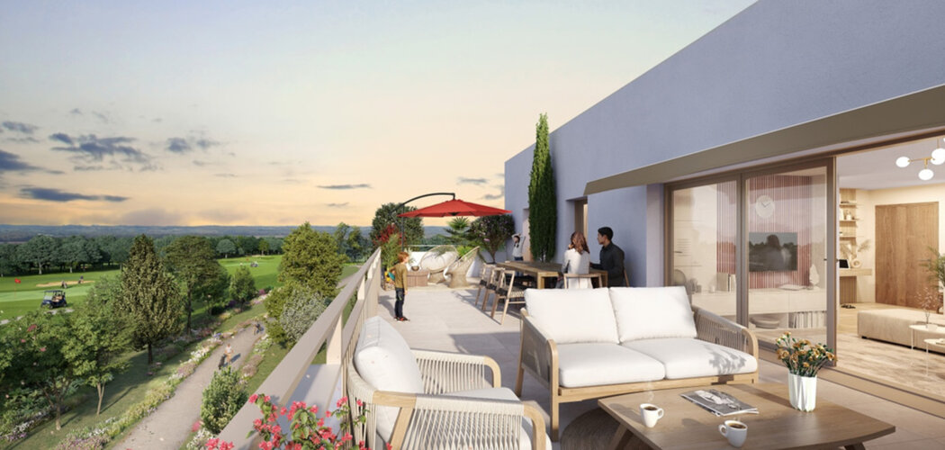 Programme immobilier neuf LE DOMAINE DU GOLF - Épron douceur de vivre à 13 minutes de Caen (14610) - Référence : 18157