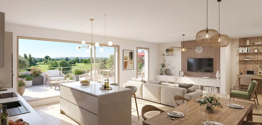 Programme immobilier neuf LE DOMAINE DU GOLF - Épron douceur de vivre à 13 minutes de Caen (14610) - Référence : 18157