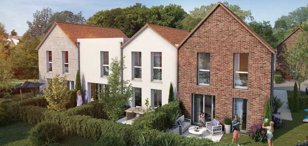 Programme immobilier neuf Ciel Marin Villas - Équihen-Plage maisons neuves avec vue mer à 4 min de la Plage-Crique de la Crevasse (62224) - Référence : 14116