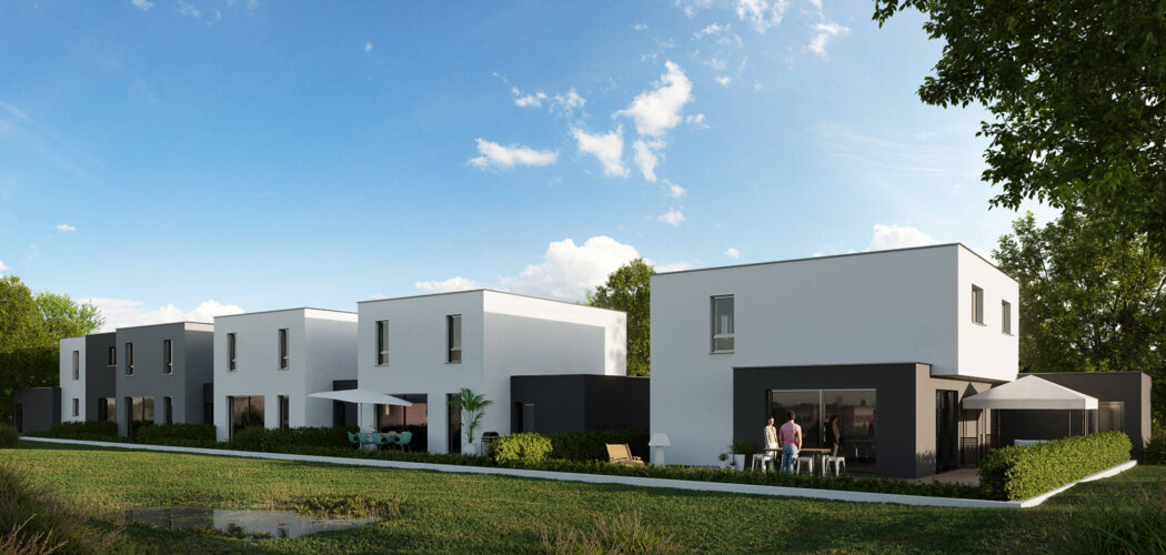 Programme immobilier neuf LES DUOS DU VIGNOBLE - Ergersheim : Appartements DUOS T2–T4 avec jardins privatifs, garages et luminosité entre vignoble et colombages (67120) - Référence : 6651
