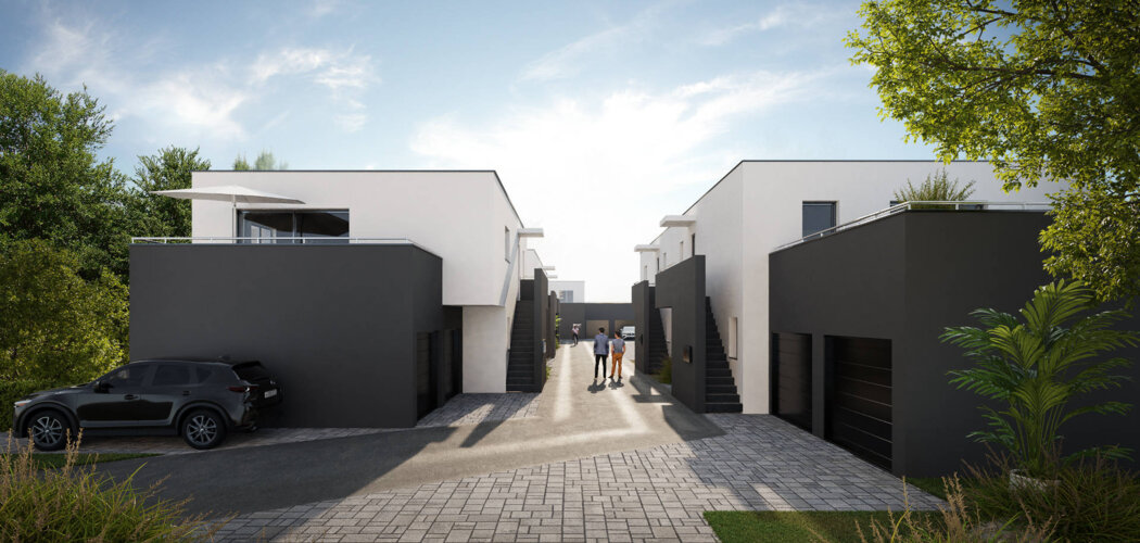 Programme immobilier neuf LES DUOS DU VIGNOBLE - Ergersheim : Appartements DUOS T2–T4 avec jardins privatifs, garages et luminosité entre vignoble et colombages (67120) - Référence : 6651