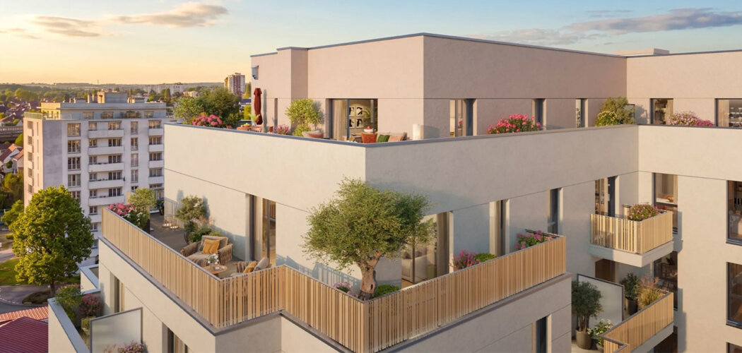Programme immobilier neuf Les Terrasses d'Adria II - Ermont quartier résidentiel avec cœur d’îlot paysager (95120) - Référence : 17445