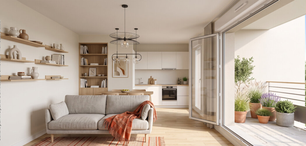Programme immobilier neuf VALLEE DU LYS - Escalquens : appartements neufs du 2 au 5 pièces en cœur de ville résidentiel (31750) - Référence : 14860