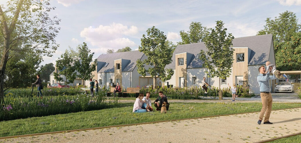 Programme immobilier neuf Le Domaine d'Ombrage - Escaudain quartier résidentiel : 14 maisons neuves proches Valenciennes (59124) - Référence : 15783