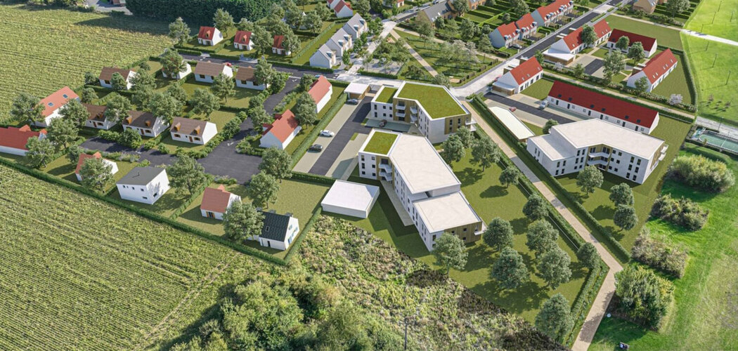 Programme immobilier neuf Le Domaine d'Ombrage - Escaudain quartier résidentiel : 14 maisons neuves proches Valenciennes (59124) - Référence : 15783