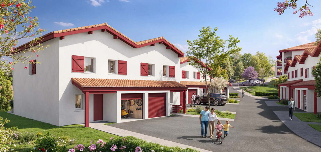 Programme immobilier neuf Domaine HARRIAGA - Espelette proche centre-bourg à 35 min de Biarritz (64250) - Référence : 15881