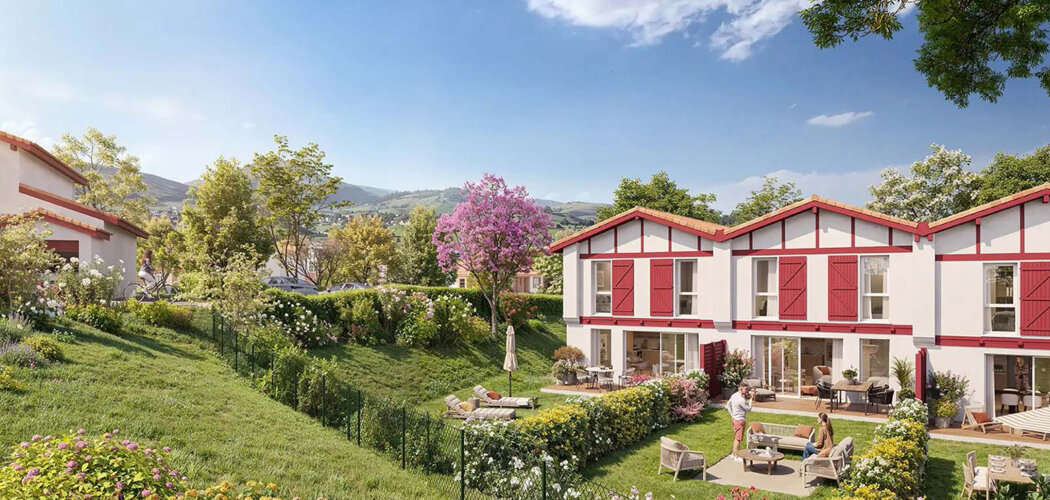 Programme immobilier neuf Domaine HARRIAGA - Espelette proche centre-bourg à 35 min de Biarritz (64250) - Référence : 15881