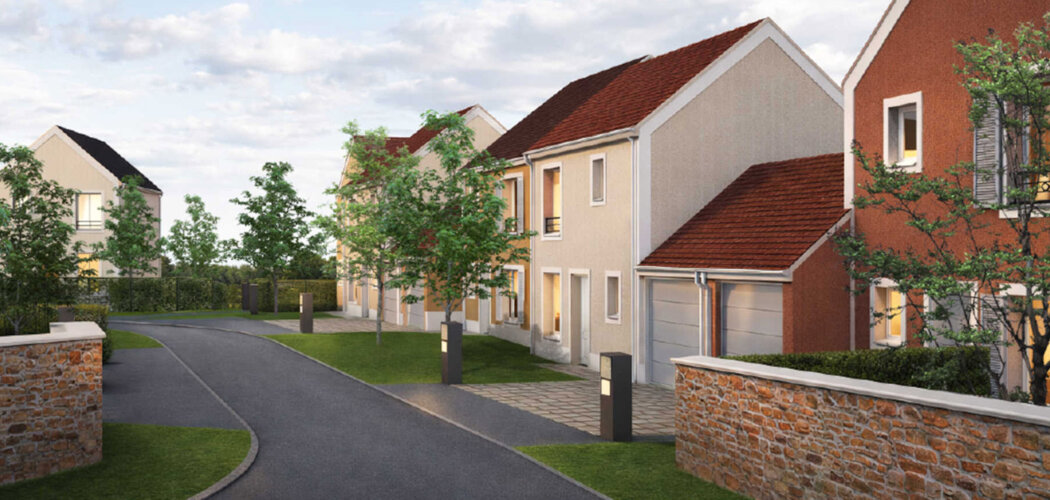 Programme immobilier neuf DOMAINE DES FAUVETTES - Étampes maisons proches Bois Bourdon cadre nature et familial (91150) - Référence : 17204