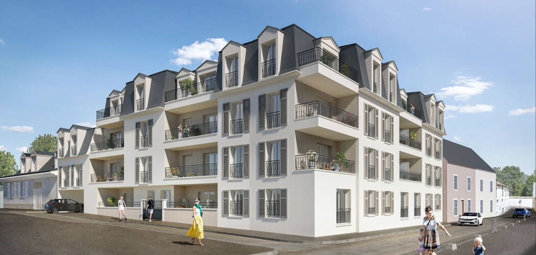 Programme immobilier neuf RESIDENCE COEUR DE VILLE - Étampes proche à pied de la gare RER C (91150) - Référence : 10939