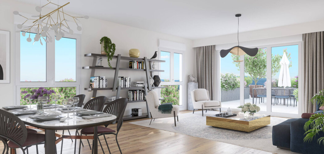 Programme immobilier neuf JARDINS D'OPALE - Étaples : Appartements studio–T5 avec balcons, jardins privatifs et proximité Baie de Canche (62630) - Référence : 14495