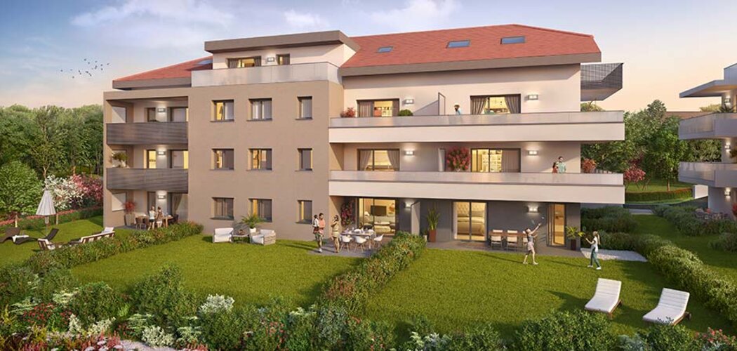 Programme immobilier neuf CONVERGENCE - Etaux : Logements neufs lumineux et spacieux à deux pas du centre-ville (74800) - Référence : 2280