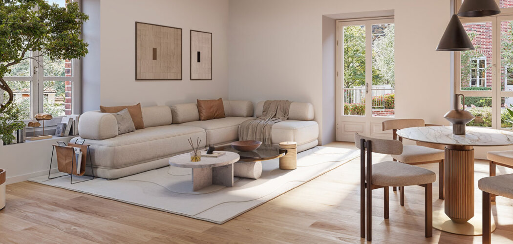 Programme immobilier neuf Domaine des Lumières - Eu réhabilitation Malraux à 13 min à pied de la gare (76260) - Référence : 17218