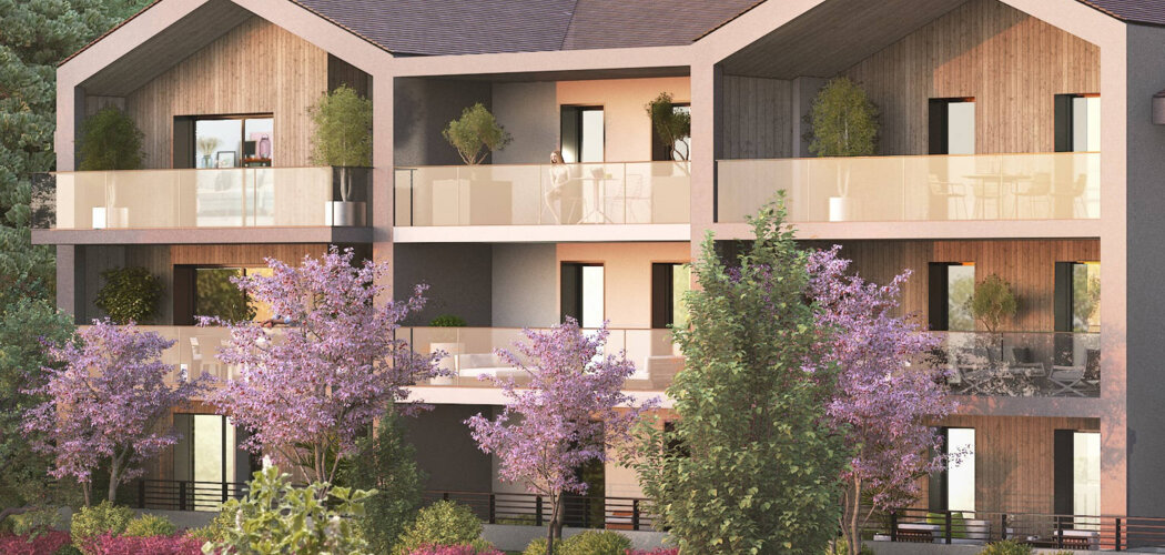 Programme immobilier neuf ALVEA - Evian-les-Bains appartements neufs vue Lac Léman (74500) - Référence : 17960