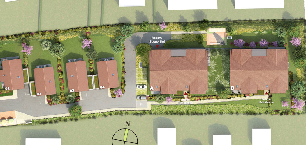 Programme immobilier neuf ALVEA - Evian-les-Bains appartements neufs vue Lac Léman (74500) - Référence : 17960