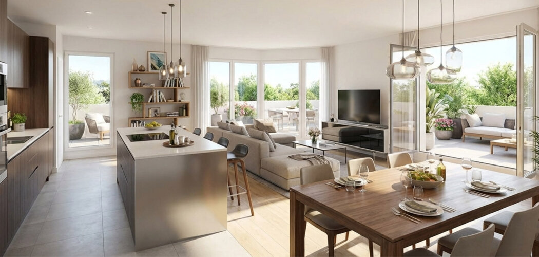 Programme immobilier neuf Hill Park 3ème tranche - Évian-les-Bains face au Lac Léman proche Genève (74500) - Référence : 17108