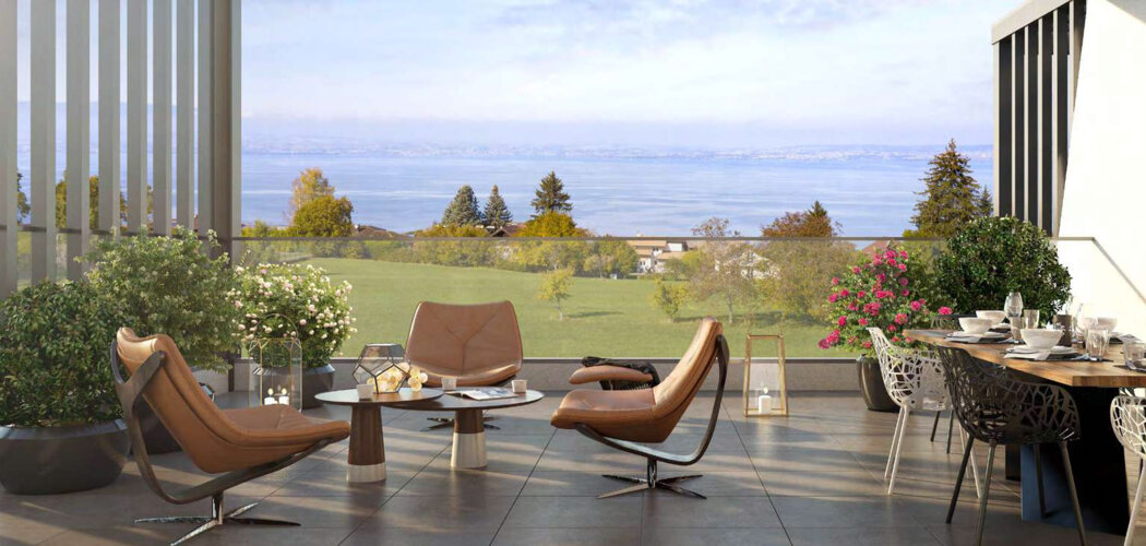 Programme immobilier neuf Hill Park 3ème tranche - Évian-les-Bains face au Lac Léman proche Genève (74500) - Référence : 17108