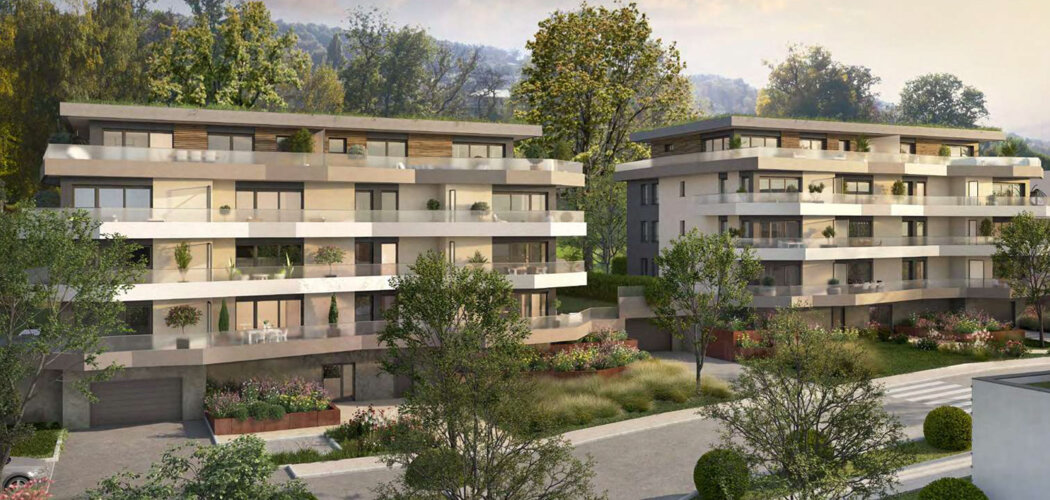 Programme immobilier neuf Hill Park 3ème tranche - Évian-les-Bains face au Lac Léman proche Genève (74500) - Référence : 17108