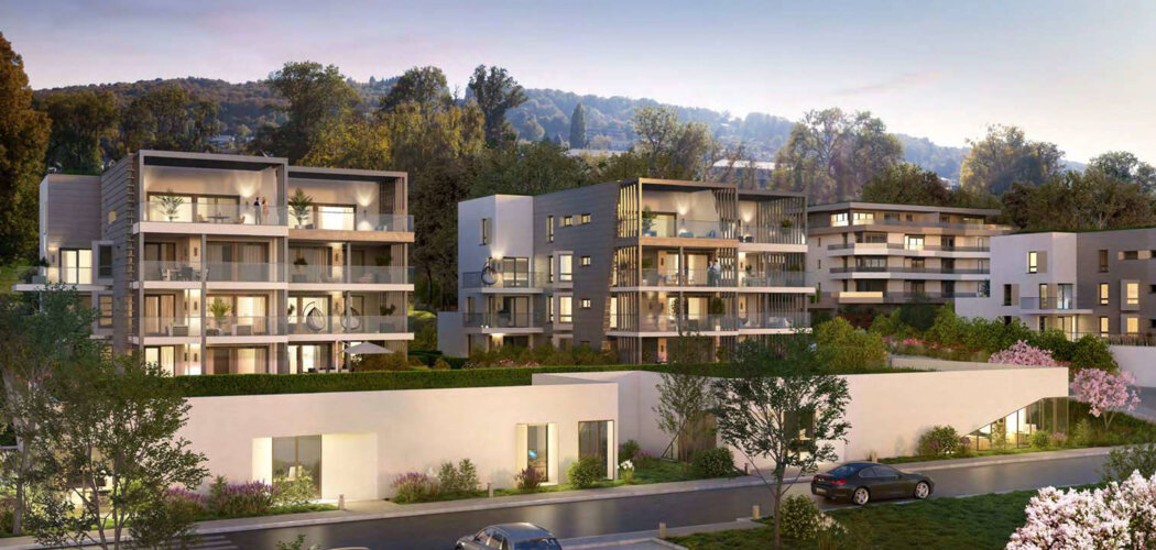 Programme immobilier neuf Hill Park seconde tranche - Évian-les-Bains panorama sur le lac Léman (74500) - Référence : 16164