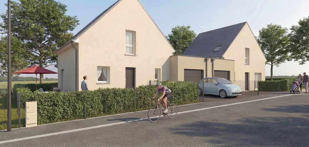 Programme immobilier neuf Cérès - Évrecy secteur résidentiel maisons neuves proche Caen (14210) - Référence : 14061