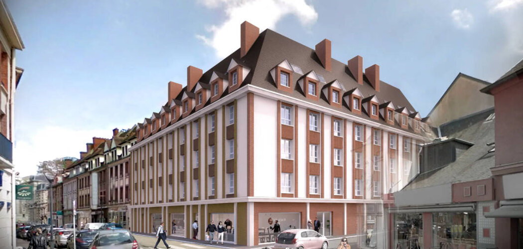 Programme immobilier neuf Au Fil de l'Ô - Évreux au cœur de ville à deux pas de l’Hôtel-de-Ville (27000) - Référence : 11607