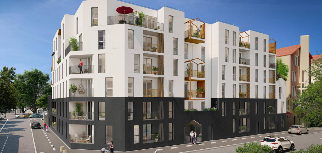 Programme immobilier neuf DESIGN - Evry-Courcouronnes : appartements neufs du 2 au 5 pièces proche centre commercial (91000) - Référence : 14861