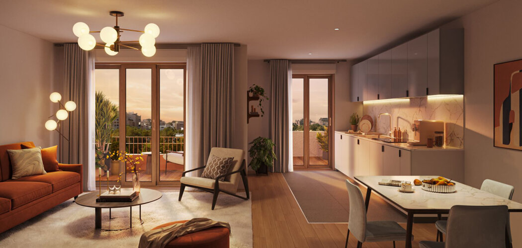 Programme immobilier neuf LES TOITS D'EVRY - Évry-Courcouronnes résidence neuve à 8 min du RER D (91000) - Référence : 17846