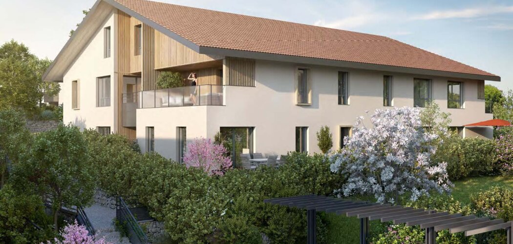 Programme immobilier neuf Eleman - Excenevex : appartements neufs du studio au T4 à 150m du lac Léman (74140) - Référence : 15711