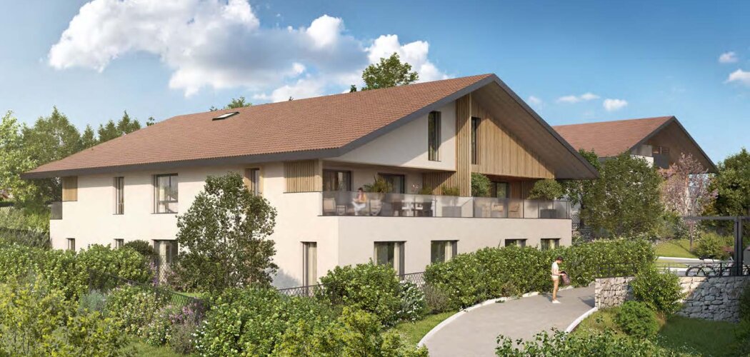 Programme immobilier neuf Eleman - Excenevex : appartements neufs du studio au T4 à 150m du lac Léman (74140) - Référence : 15711