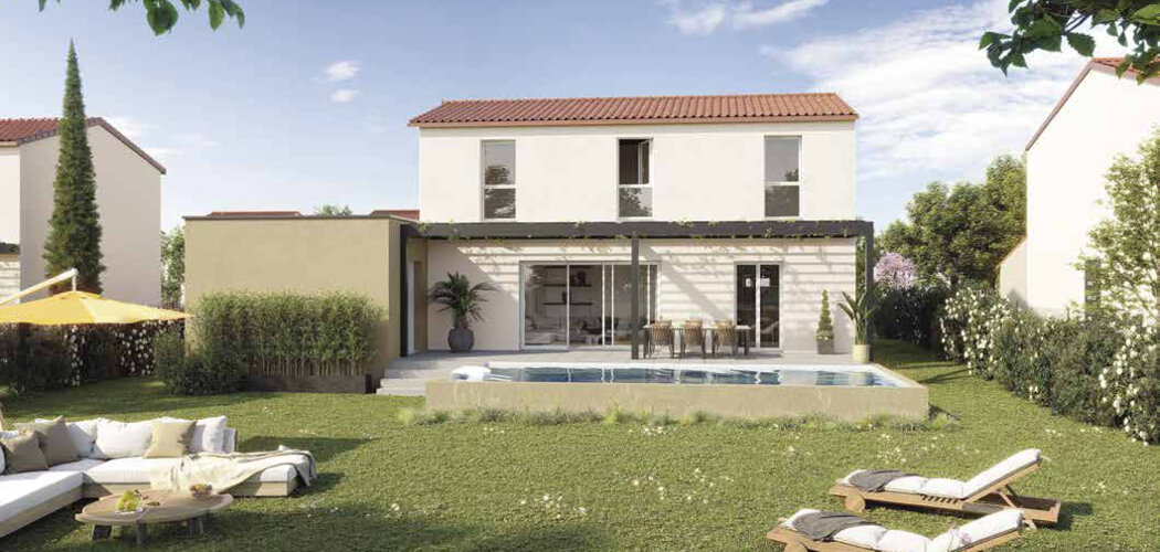 Programme immobilier neuf Domaine Horizon Alpilles - Les Villas - Eyguières à proximité du centre ville (13430) - Référence : 8909
