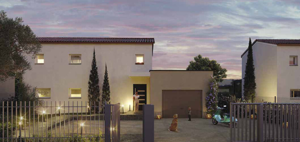 Programme immobilier neuf Domaine Horizon Alpilles - Les Villas - Eyguières à proximité du centre ville (13430) - Référence : 8909
