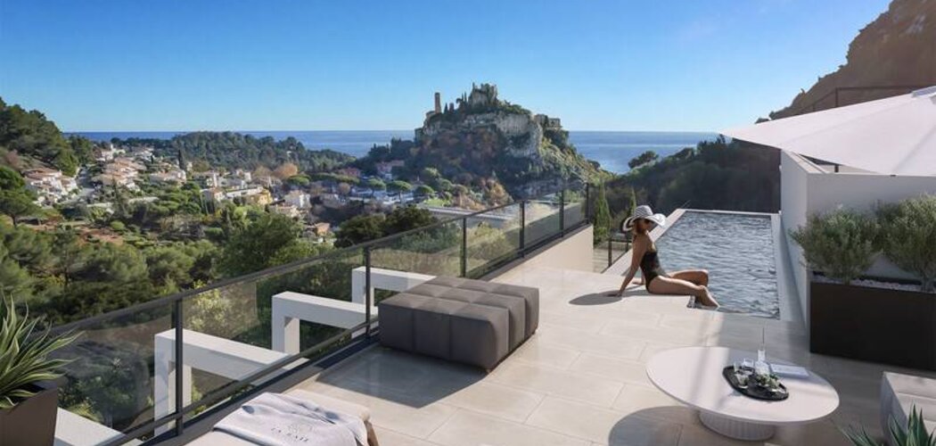 Programme immobilier neuf La Baie des Saphirs - Eze : appartements et villas neuves du 2 au 5 pièces entre Nice et Monaco (06360) - Référence : 16930