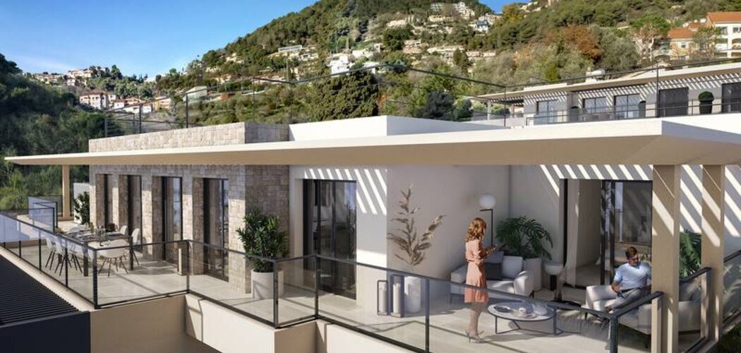 Programme immobilier neuf La Baie des Saphirs - Eze : appartements et villas neuves du 2 au 5 pièces entre Nice et Monaco (06360) - Référence : 16930