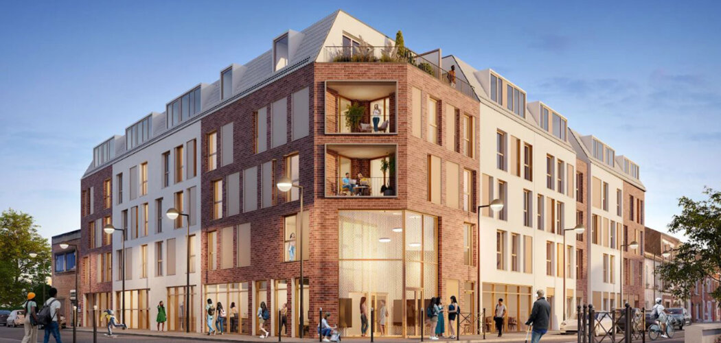 Programme immobilier neuf Studio 127 LILLE METROPOLE - Faches-Thumesnil résidence étudiante à proximité du bus 7 (59155) - Référence : 15808